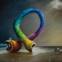 Fishermen Rescuing Rainbow After Sto SOLD